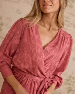 Maternité|Robes Et Combinaisons-Polin et moi Robe mi-longue Emilia Framboise