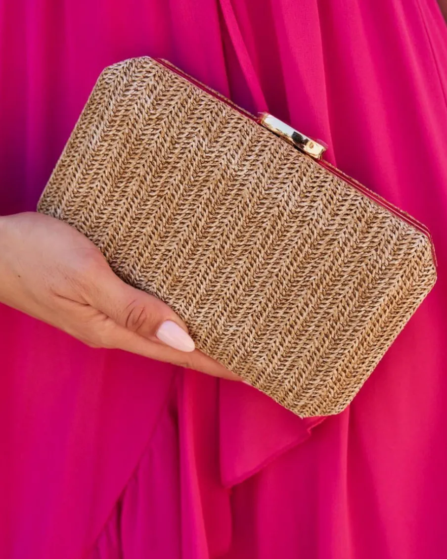 Sacs-Polin et moi Sac Pablina en raphia Marron