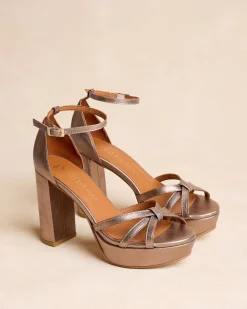 Sandales-Polin et moi Sandale à lanières Antonella Bronze