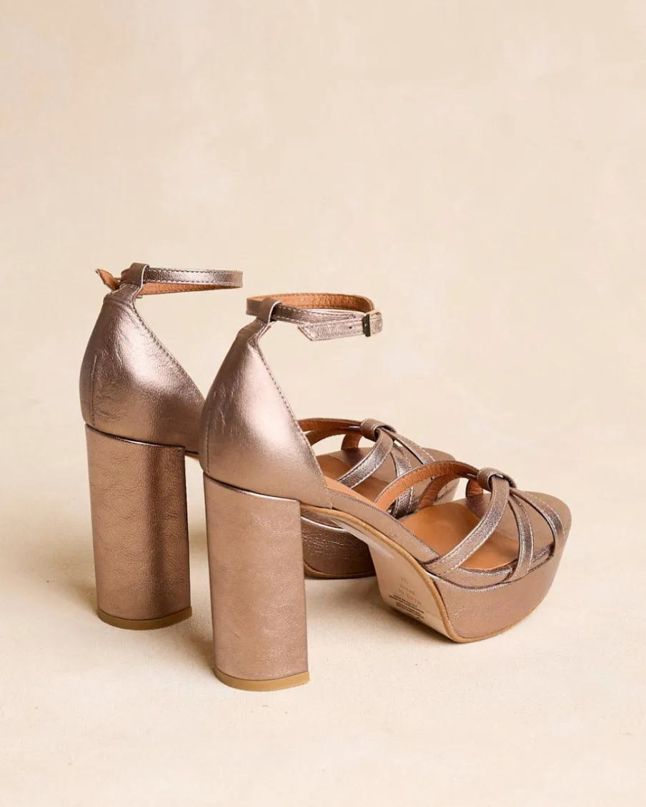Sandales-Polin et moi Sandale à lanières Antonella Bronze