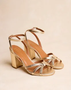 Sandales-Polin et moi Sandale à lanières Clio Or