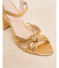 Mariée|Sandales-Polin et moi Sandale à nœud de clotis Or