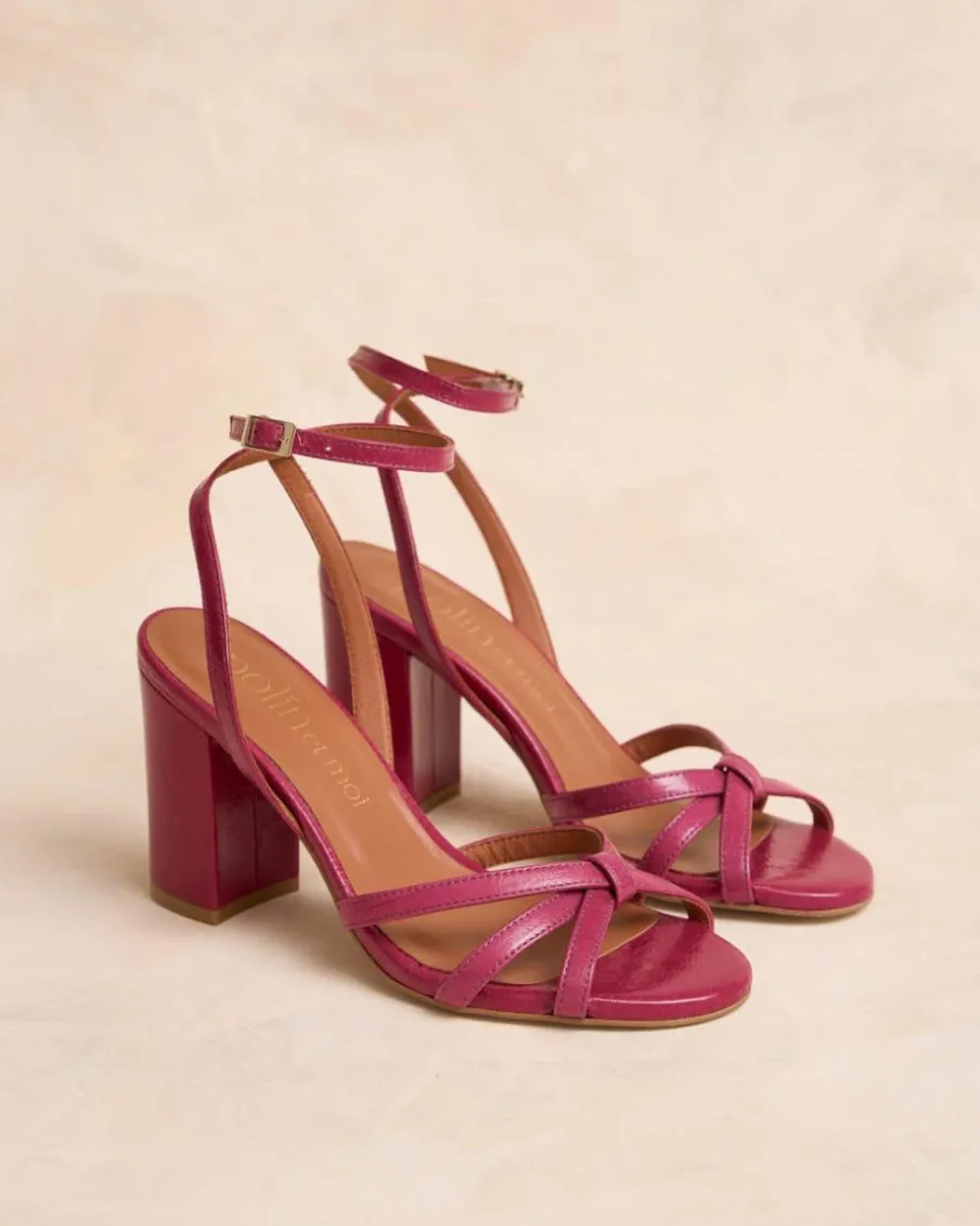 Sandales-Polin et moi Sandale à talon Kiwani bougainvillée