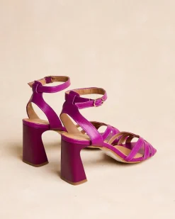 Sandales-Polin et moi Sandale à talon Moil bougainvillée