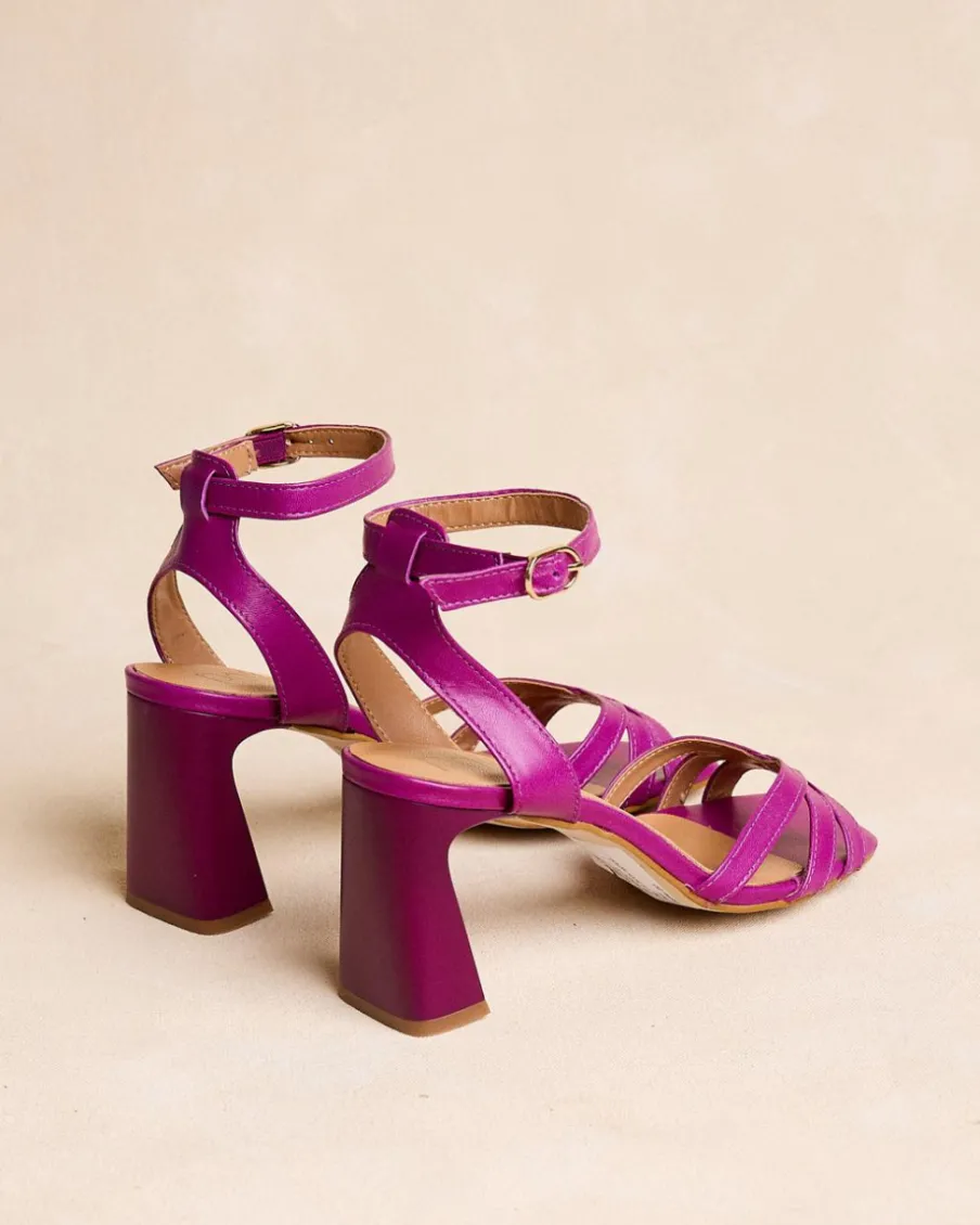 Sandales-Polin et moi Sandale à talon Moil bougainvillée