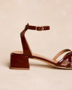 Sandales-Polin et moi Sandale à talon Sina Cuir