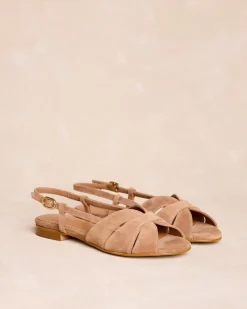 Sandales-Polin et moi Sandale plate camel CHAMEAU