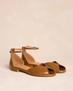 Sandales-Polin et moi Sandale plate camel CHAMEAU