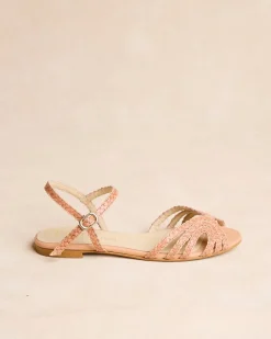 Sandales-Polin et moi Sandale tressée Elva Chameau