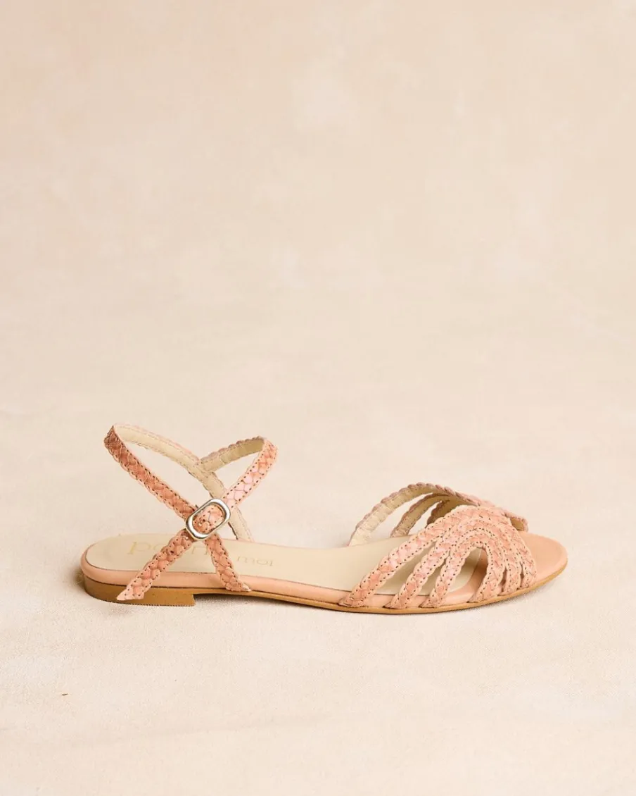 Sandales-Polin et moi Sandale tressée Elva Chameau