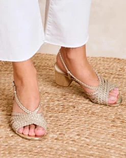 Sandales|Tressé-Polin et moi Sandale tressée Galatea ARGENT