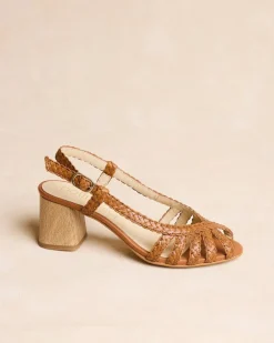 Sandales-Polin et moi Sandale tressée Mali Cuir