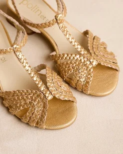 Sandales-Polin et moi Sandale tressée Sabina Or