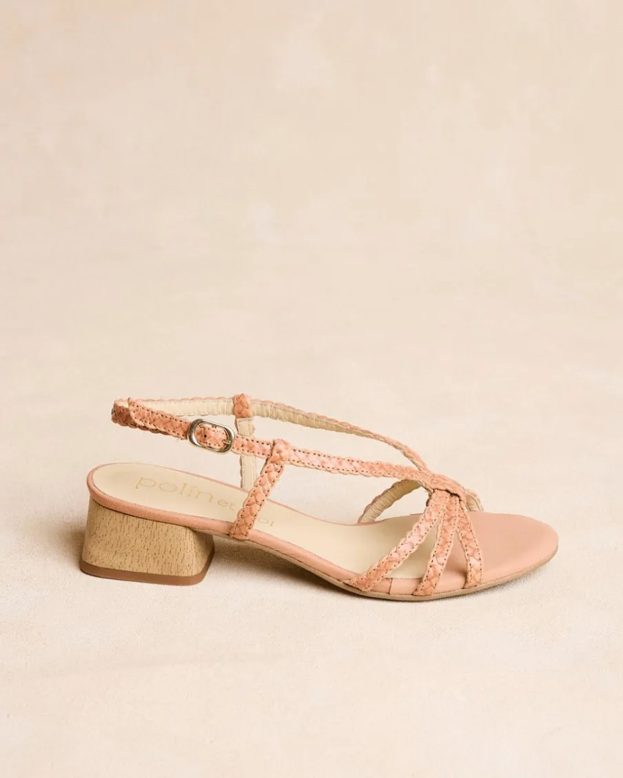 Sandales|Tressé-Polin et moi Sandale tressée Tezza Chameau