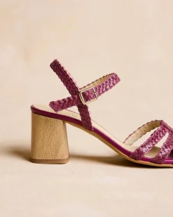 Sandales|Tressé-Polin et moi Sandale tressée Zoe Pourpre