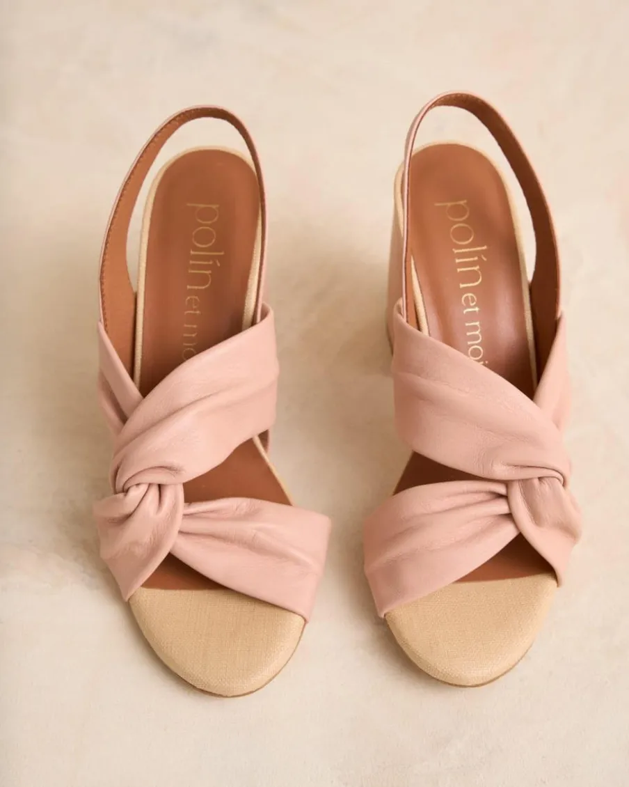 Sandales-Polin et moi Sandale Zoi Knot Nu