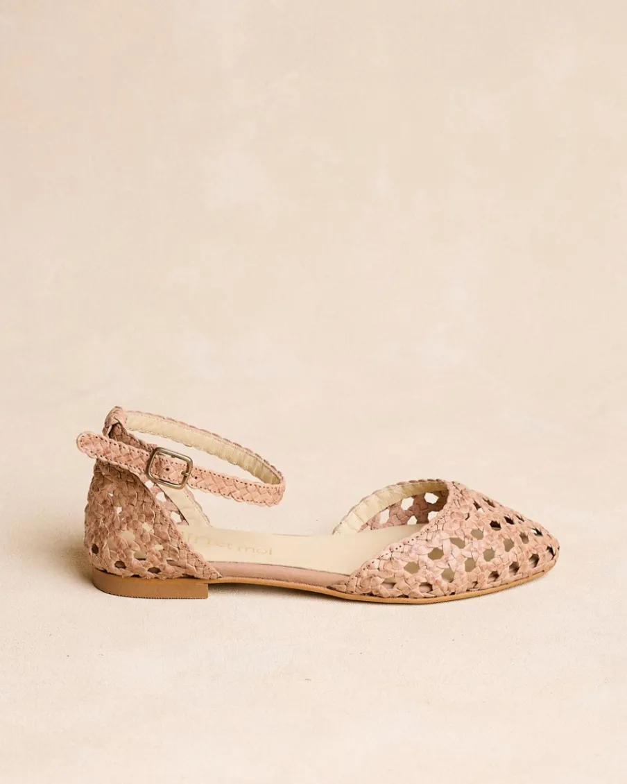 Tressé|Danseurs-Polin et moi Tali Tressé Ballerines beige