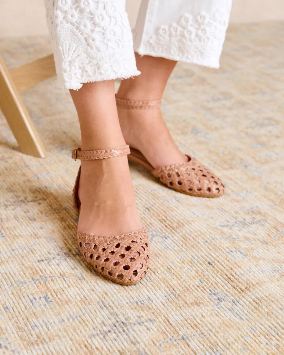 Tressé|Danseurs-Polin et moi Tali Tressé Ballerines beige