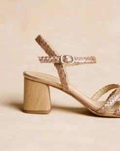 Sandales|Tressé-Polin et moi Talon tressé Lilima OR