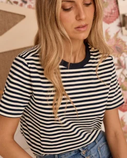 T-shirts Et Hauts-Polin et moi T-shirt Edra Marin