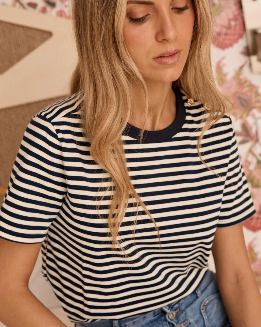 T-shirts Et Hauts-Polin et moi T-shirt Edra Marin