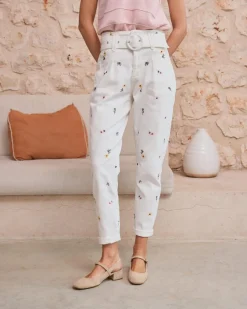 Pantalon-Polin et moi Vaquero Flores Zenia Cru