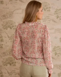 Chemisiers Et Chemises-Polin et moi Zule imprimer Blouse Cru